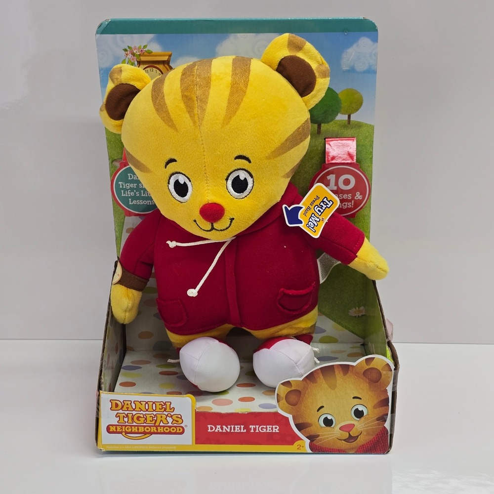 Daniel Tiger Neighborhood Plush Talking Singing Toy Soft‎ Cuddly